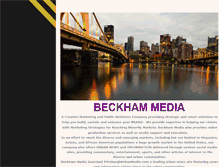 Tablet Screenshot of beckhammedia.com